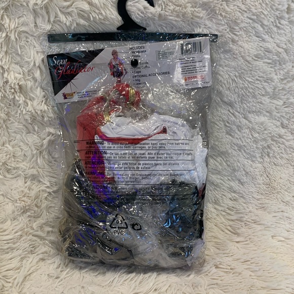 🆕 SEXY GLADIATOR Women’s Costume Roman Dress Cape - Picture 3 of 5